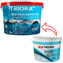 Готовая финишная влагостойкая шпаклевка  TRIORA, 16 КГ 